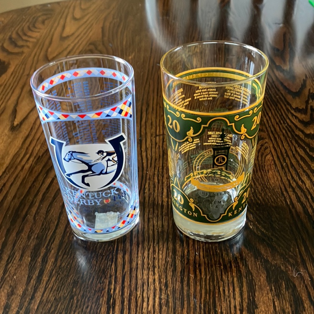 Kentucky Derby & Breeders Cup Glasses 2017 & 2020